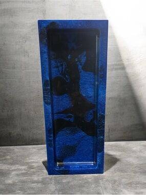 NORE’S NOVELTIES HANDCRAFTED DECORATIVE APPETIZER TRAY “BLUE MOON”